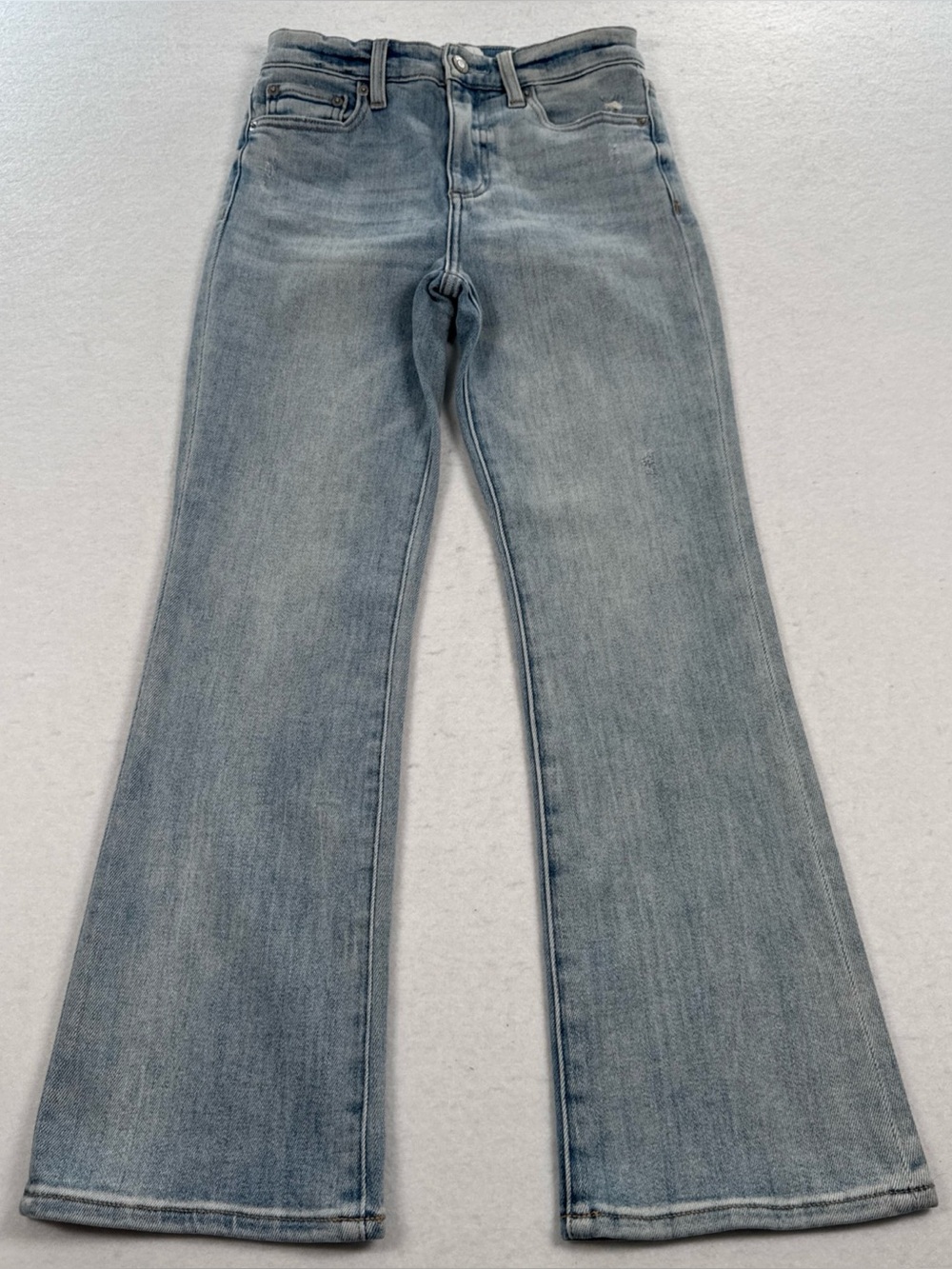 Pistola Stevie Ankle Bootcut Jeans Women's 25 Light Blue Wash Denimโ High Rise